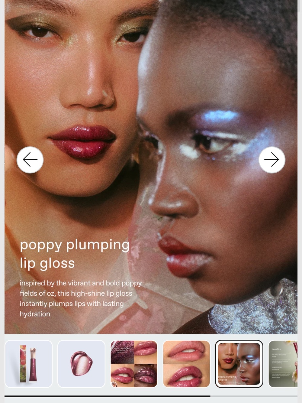 Wicked for Good Pretty As A Poppy Plumping Lip Gloss - New - Picture 7 of 9